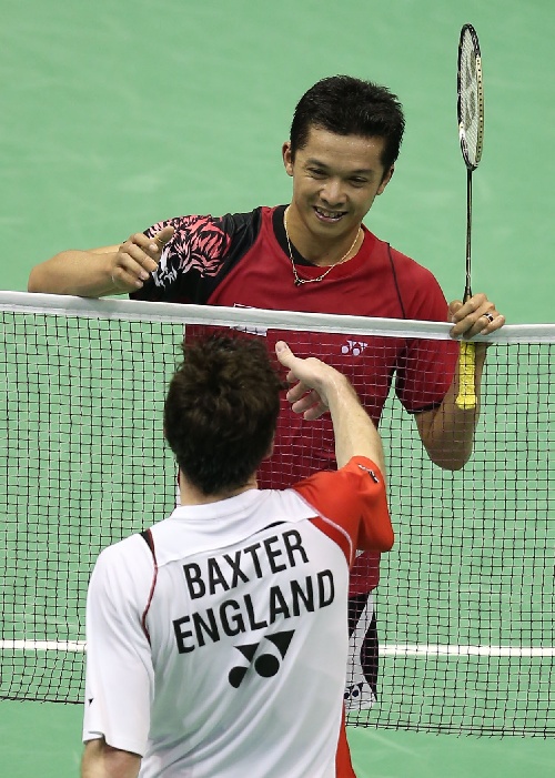 英格兰羽毛球队力克印度羽毛球队,马琳高光表现 英格兰羽毛球队力克印度羽毛球队,马琳高光表现